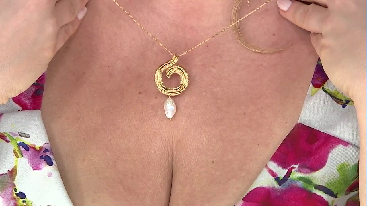 Video Freshwater pearl Silver Necklace (Joias do Paraíso)