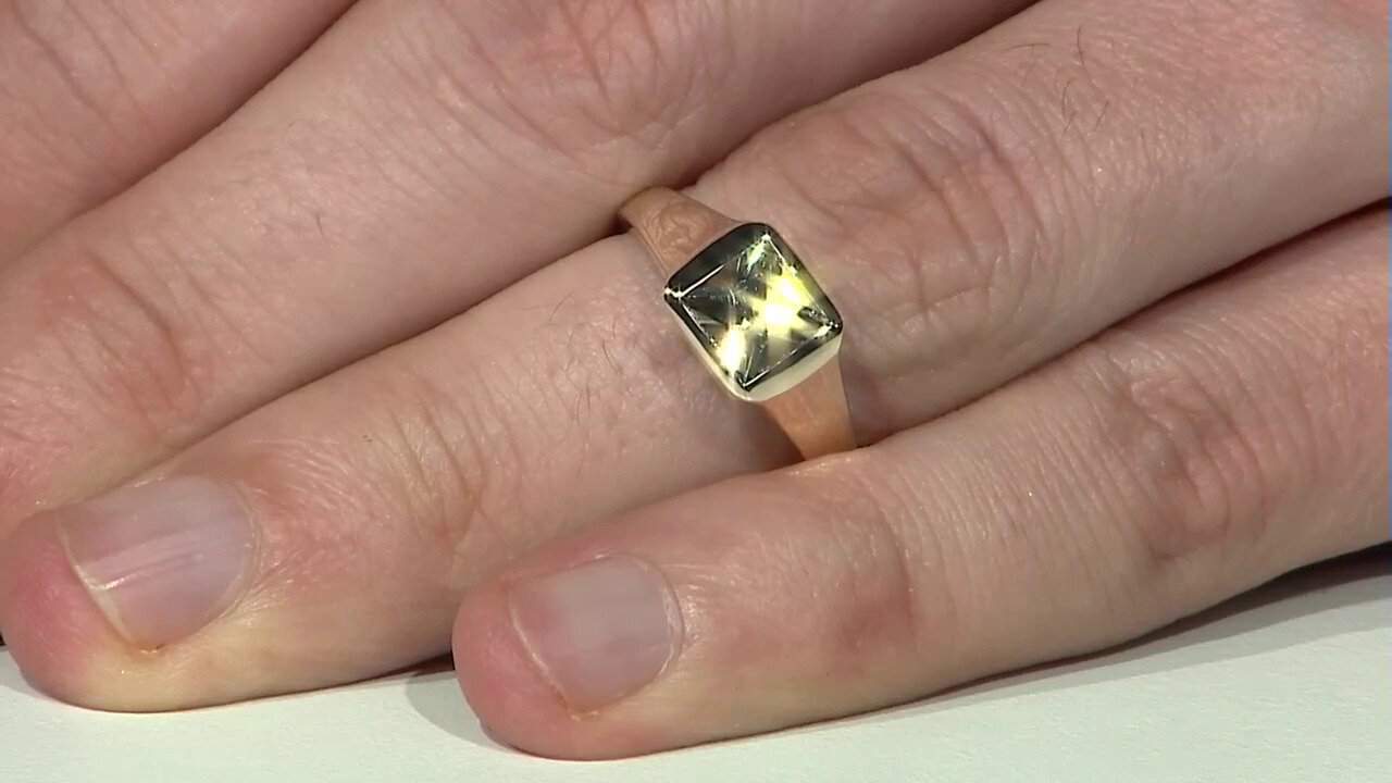 Video Anello in oro con Diasporo cangiante