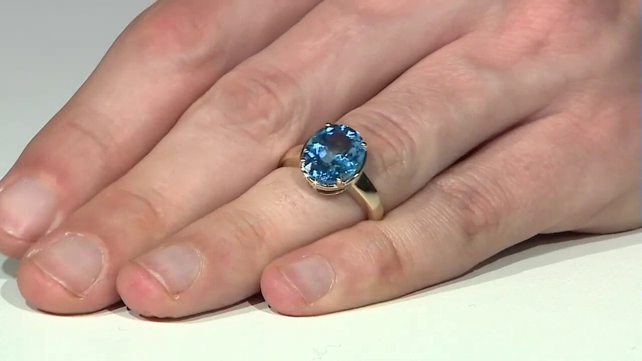 Video 9K Marambaia Topaz Gold Ring