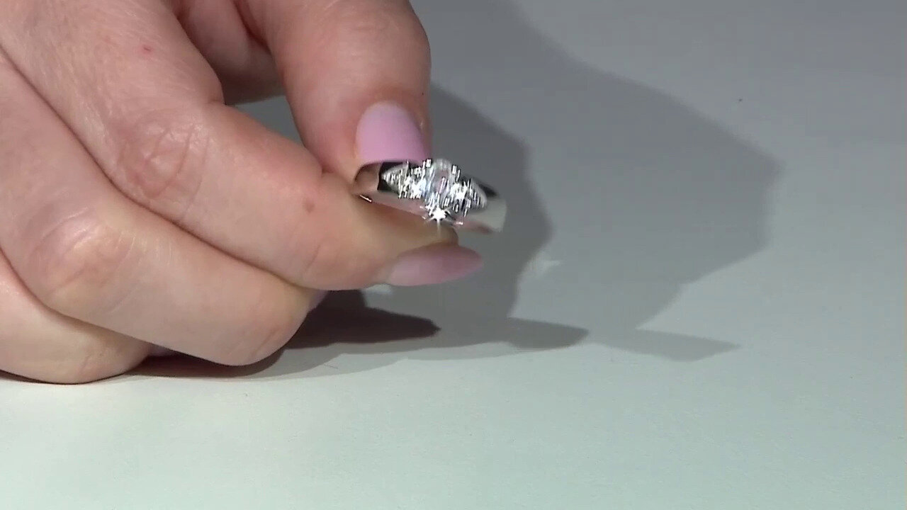 Video Zilveren ring met een gosheniet