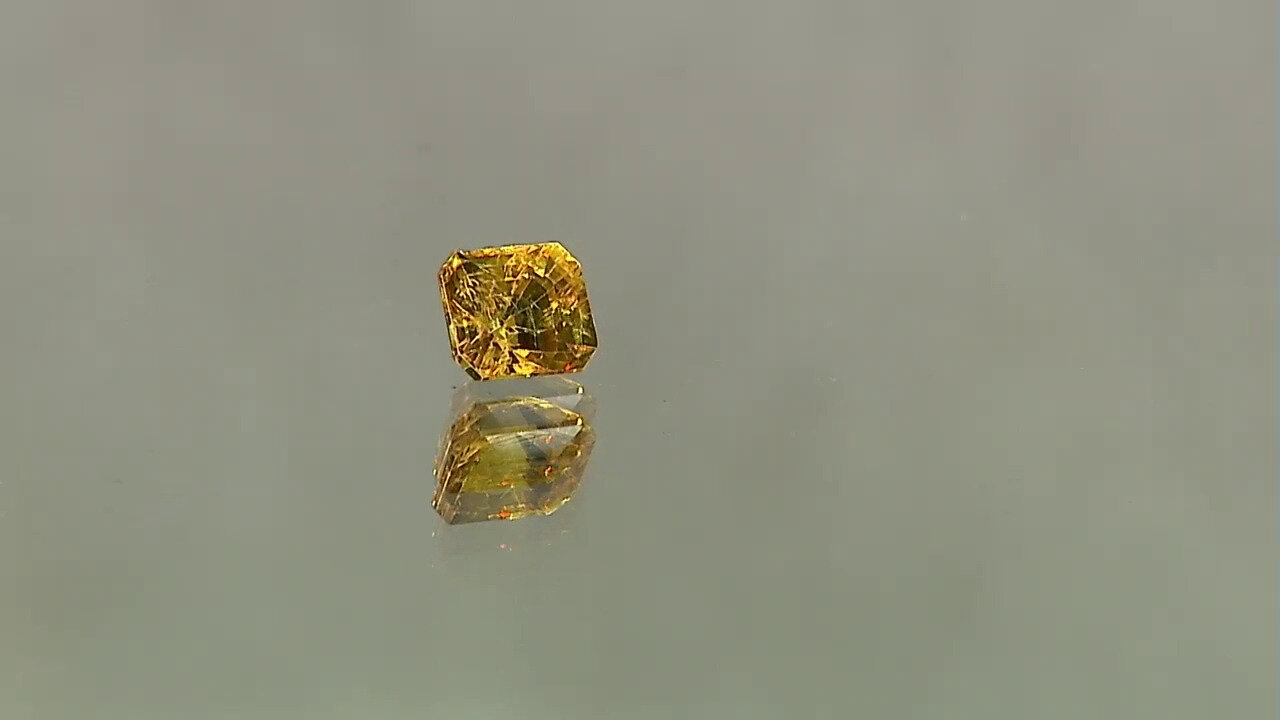 Video Piedra preciosa con Zafiro Ceylon amarillo 1,78 ct
