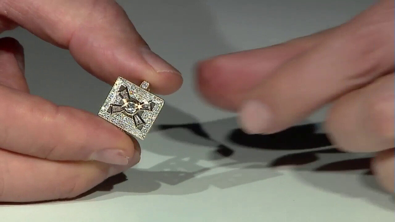 Video 14K SI1 (G) Diamond Gold Ring (Annette)