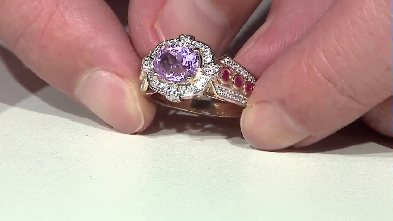 Video Bague en or et Kunzite de Patroke (SUHANA)