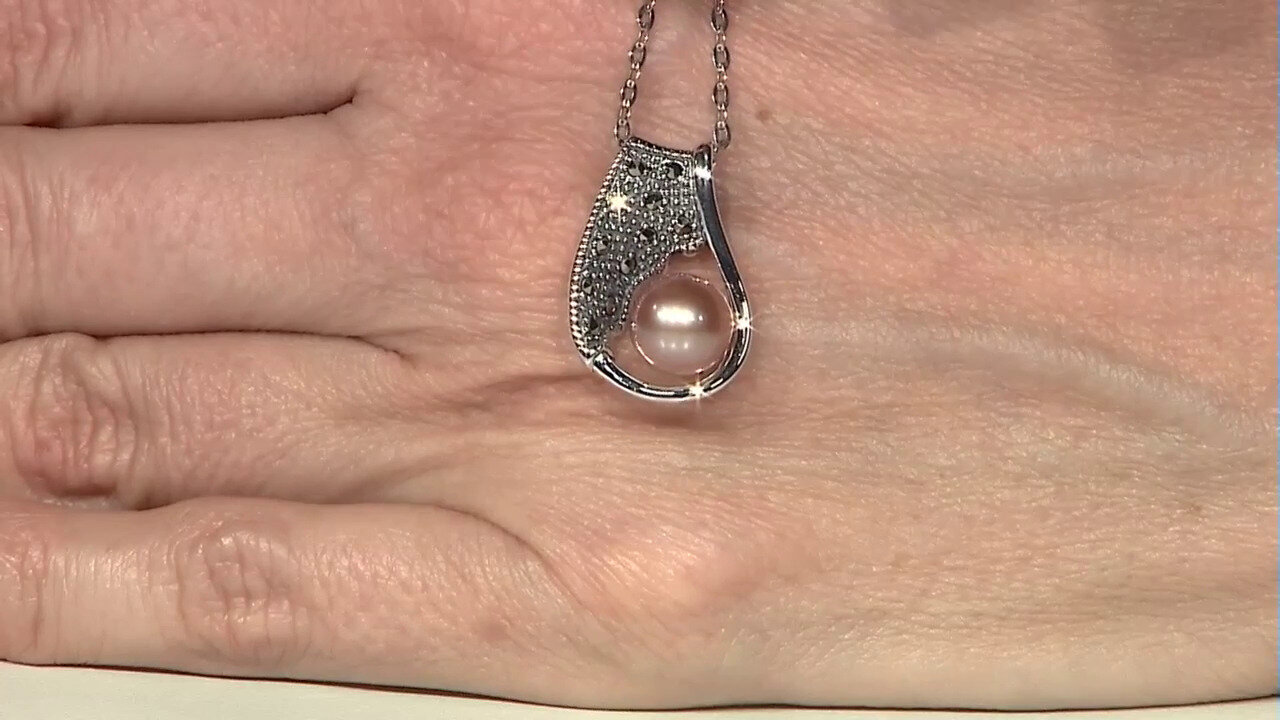 Video Ming-Perlen-Silberanhänger (Annette classic)