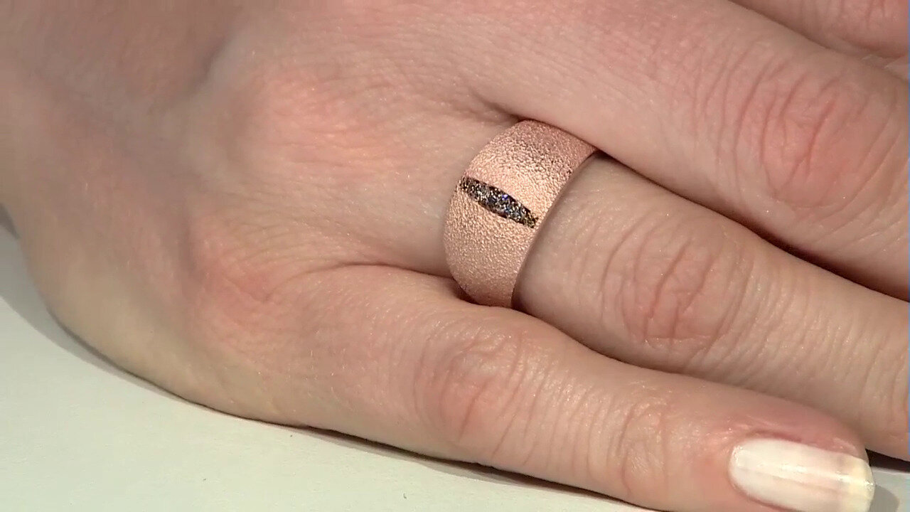 Video Gouden ring met een I2 Champagne Diamant (KM by Juwelo)