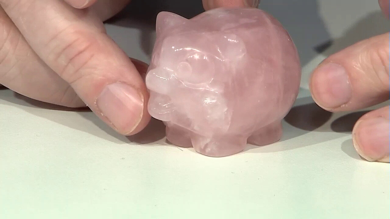 Video Figurine et Quartz rose (Lapis Vitalis)