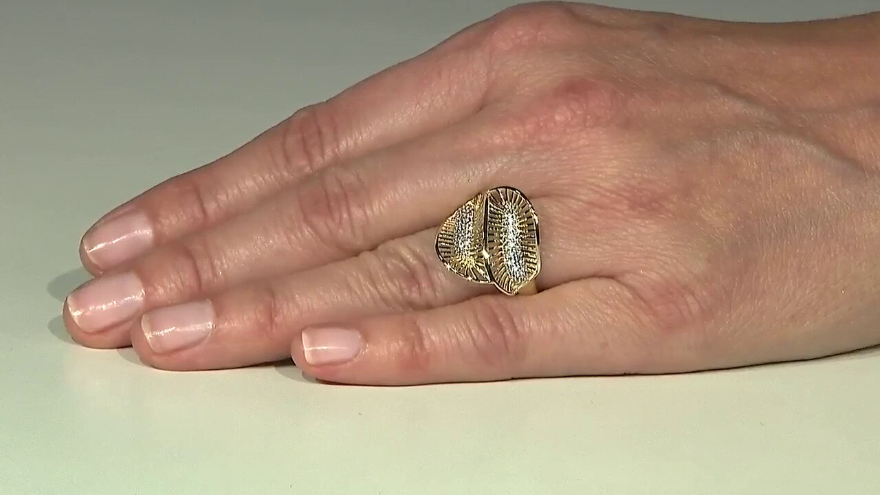 Video Gouden ring met zirkonen (Ornaments by de Melo)