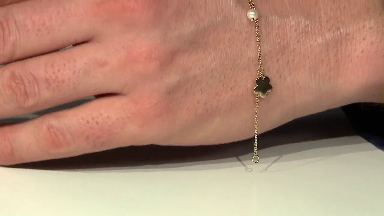 Video Zilveren armband met zoetwater kweekparels