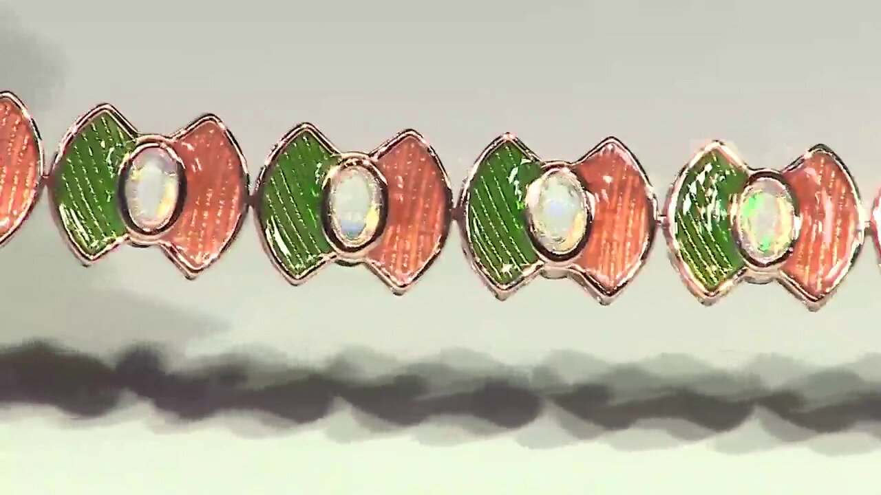 Video Welo Opal Silver Bracelet(Adela Silber)