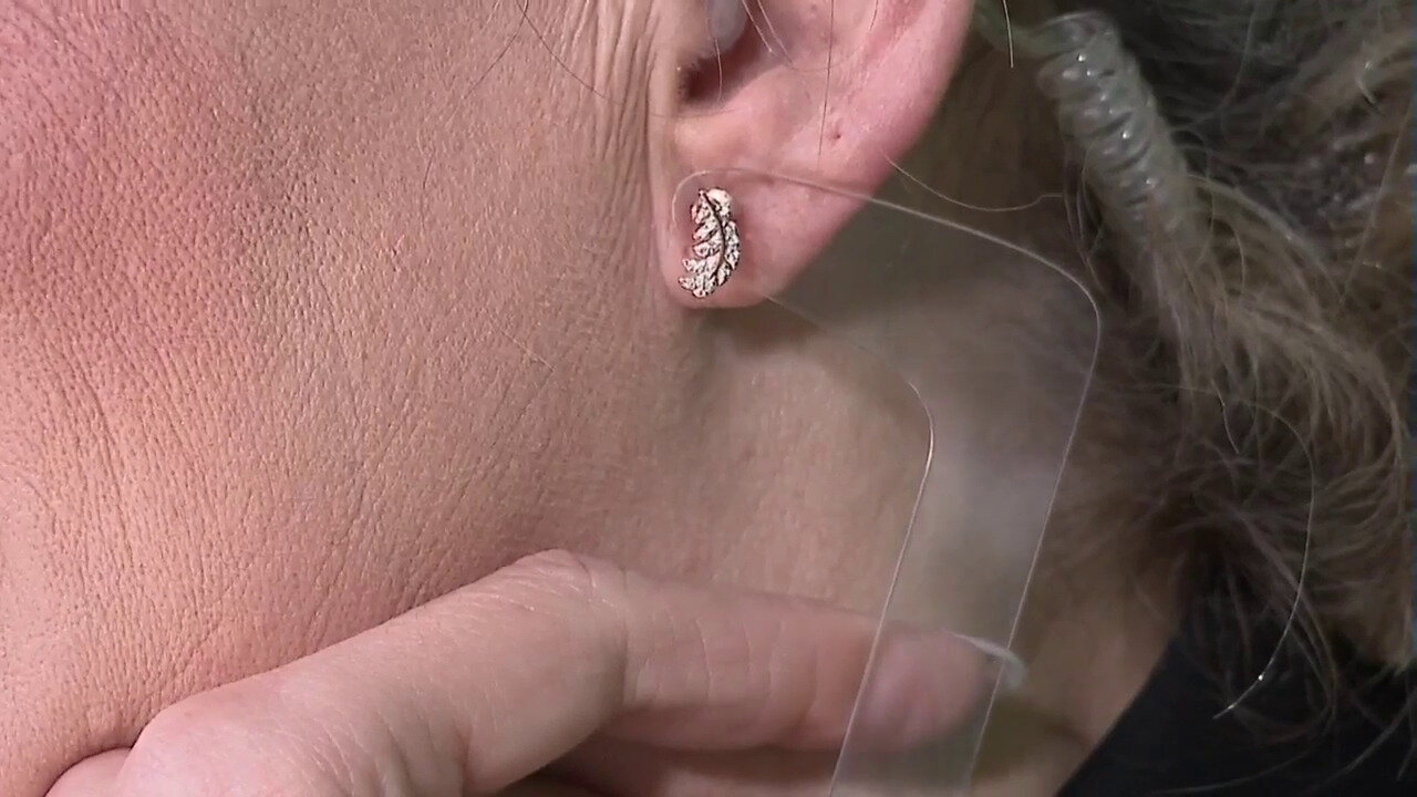 Video Zilveren oorbellen met zirkonen