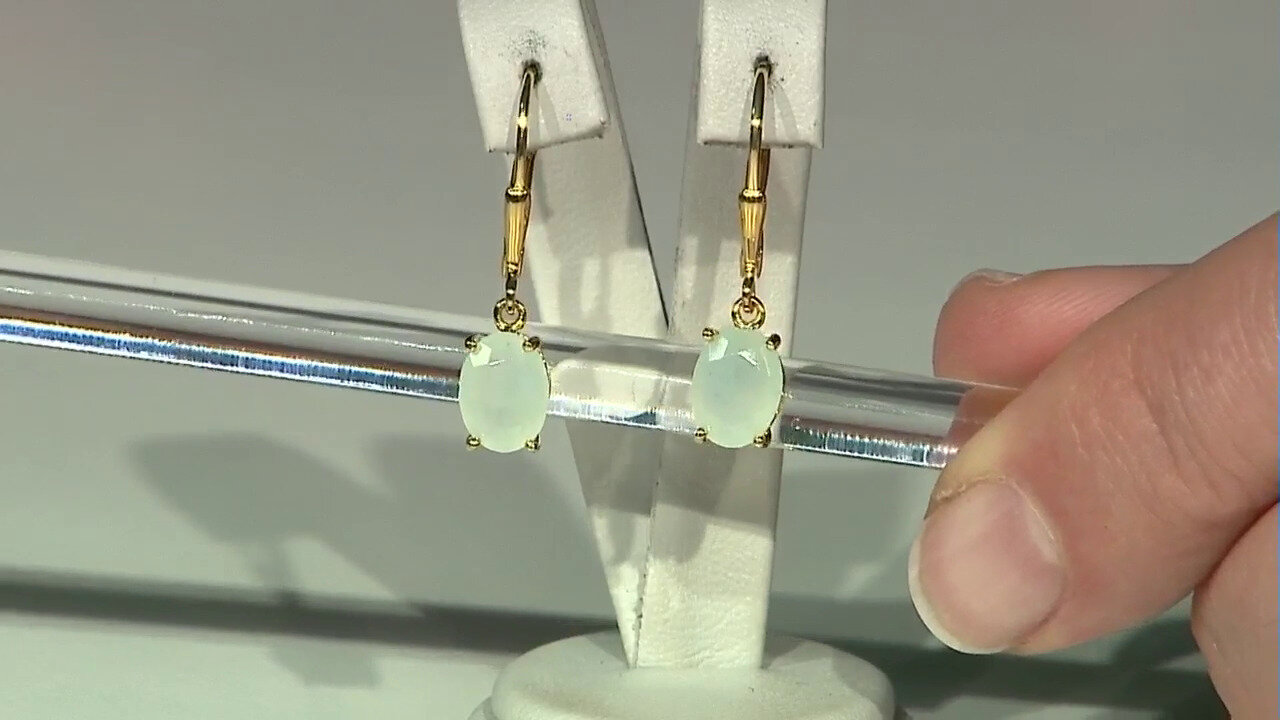 Video Paraiba Opal Silver Earrings