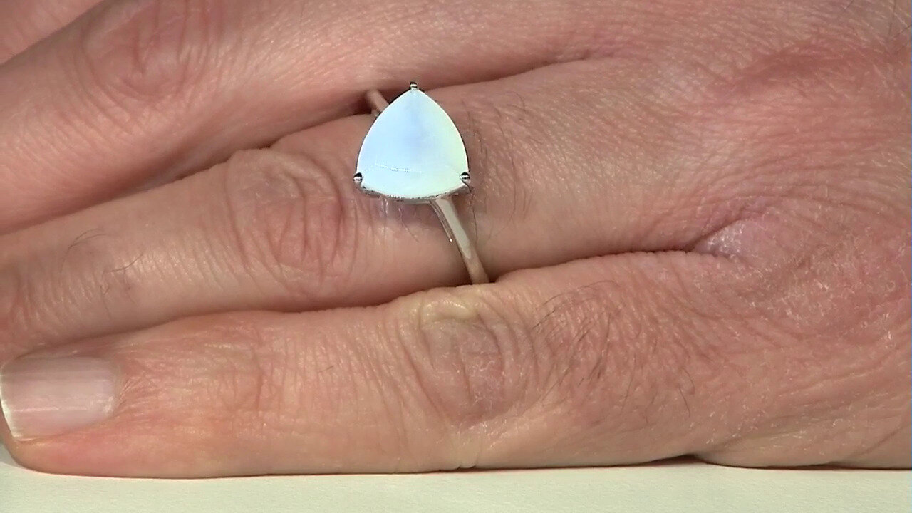Video Paraiba Opal Silver Ring