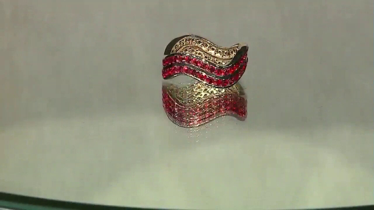 Video 9K Tanzanian Ruby Gold Ring (de Melo)