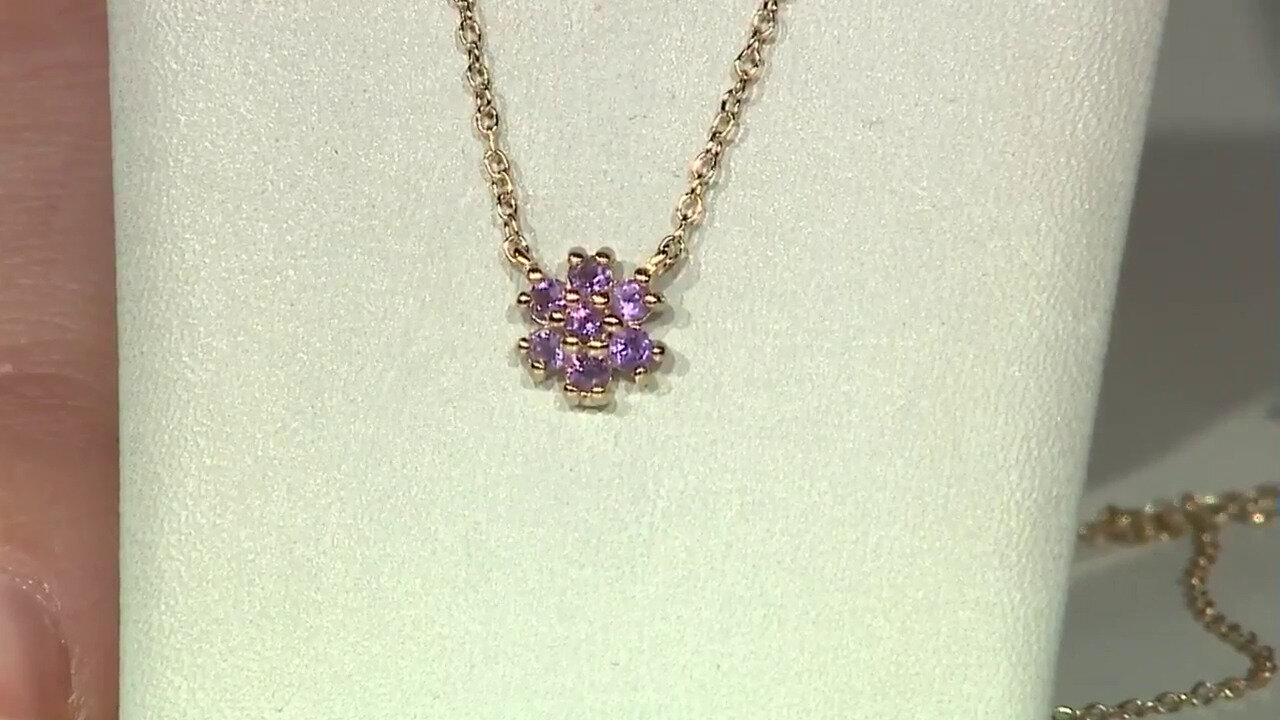 Video Amethyst Silver Necklace