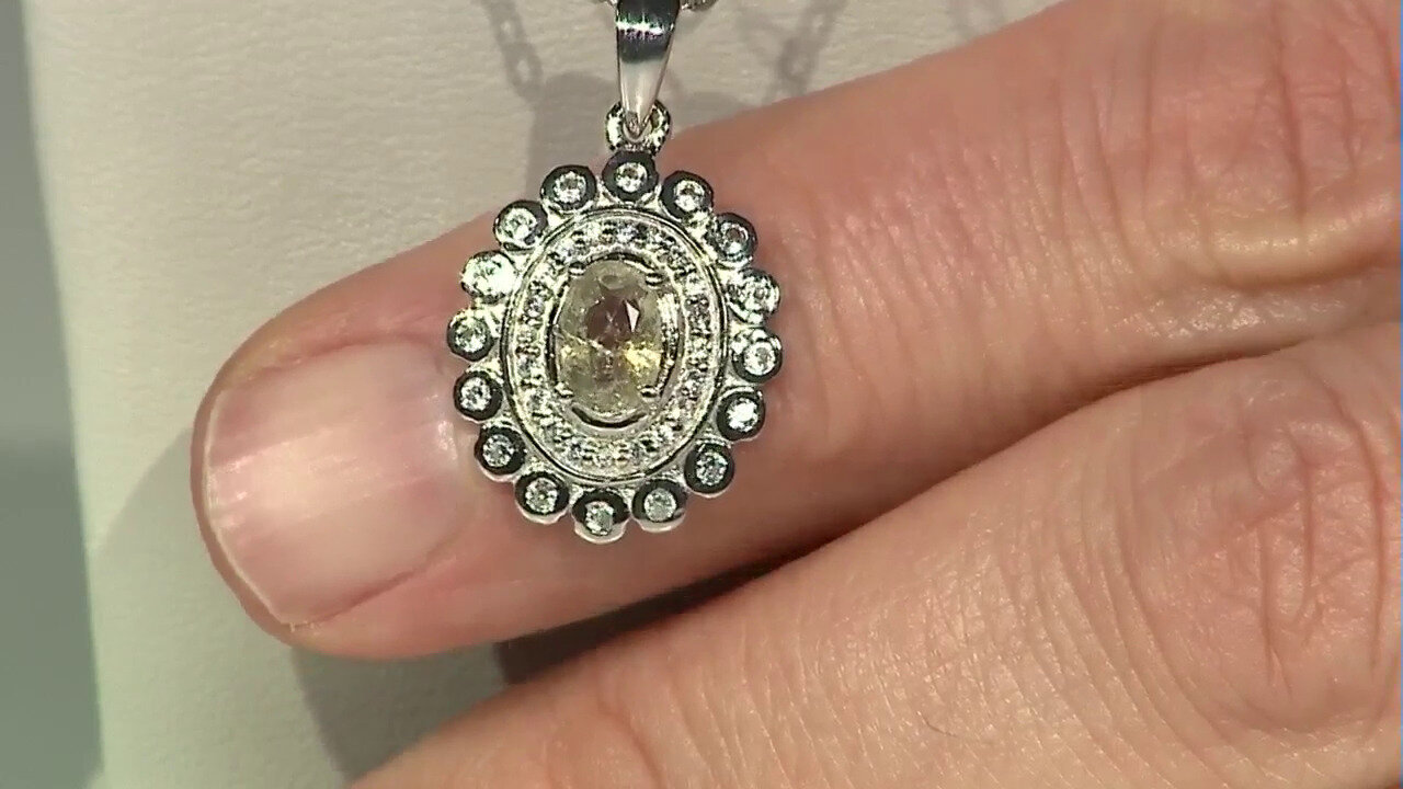 Video Cuprian Tourmaline Silver Pendant