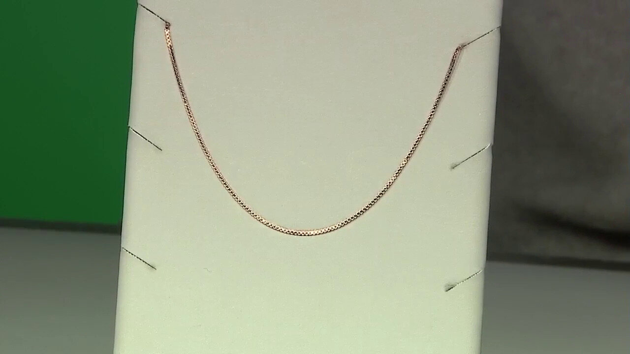Video Silber-Veneziakette - 60 cm - 2,29 g - rosévergoldet