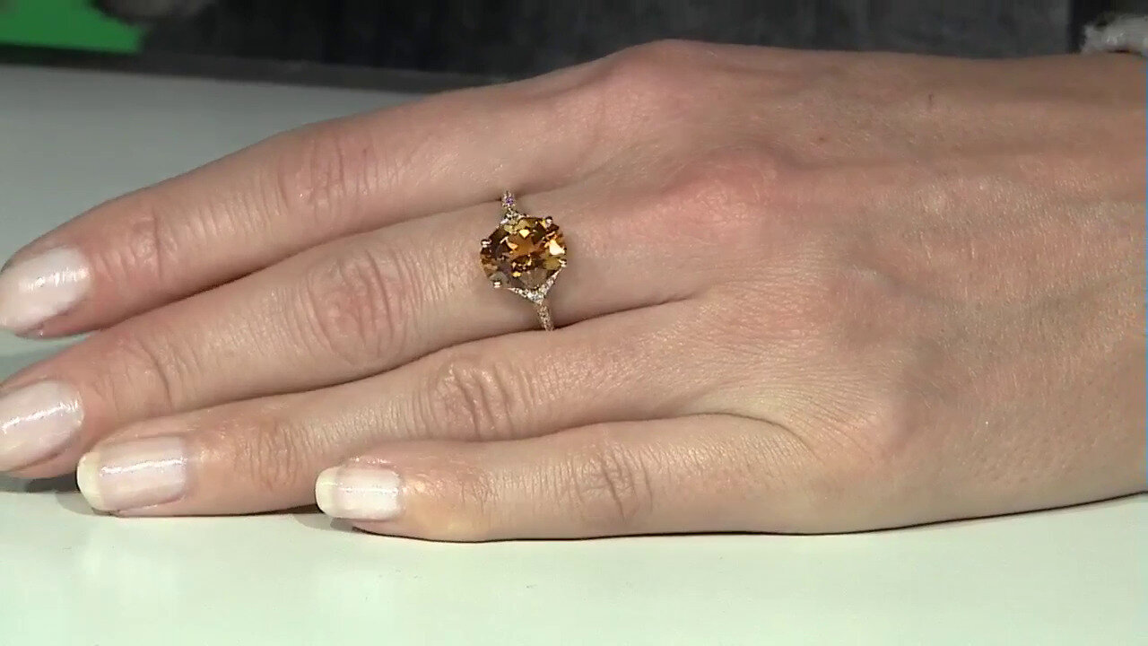 Video Gouden ring met een citrien