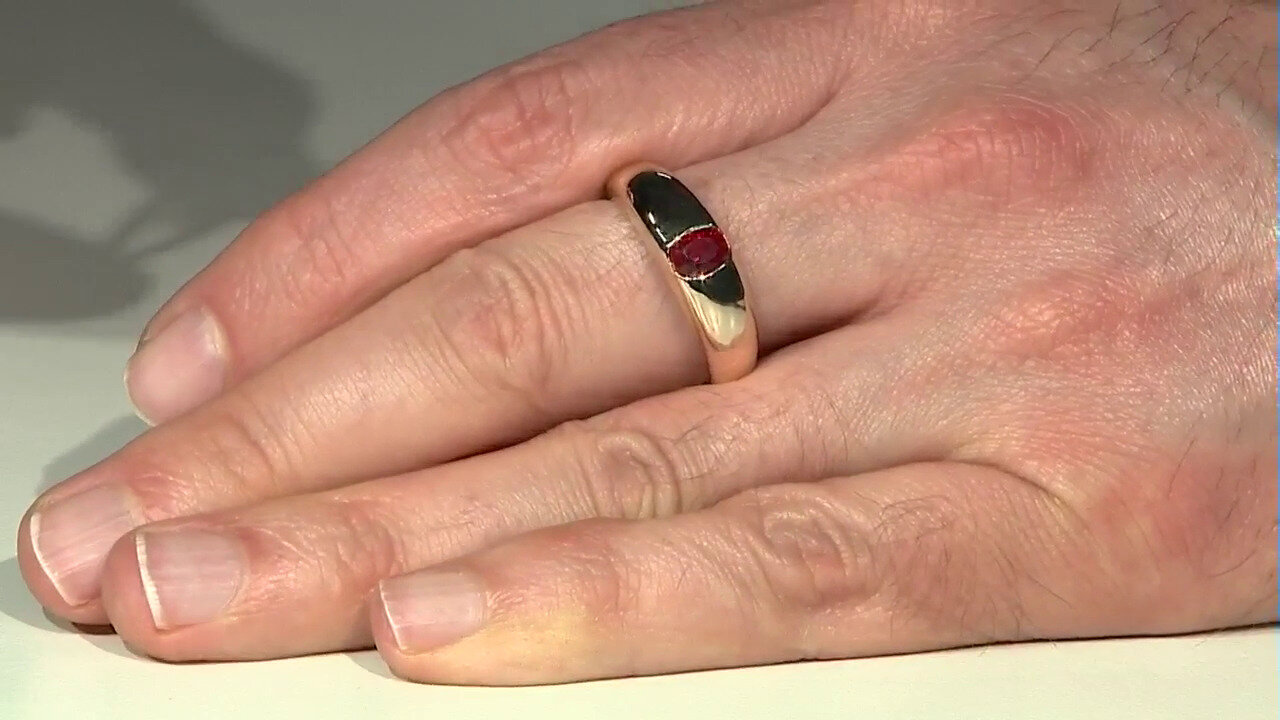 Video Bague en or et Rubis de Tanzanie (de Melo)