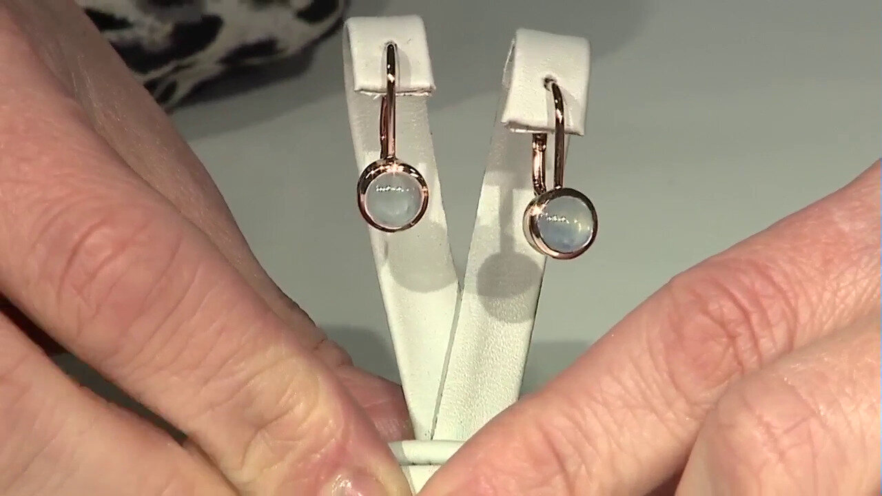 Video Zilveren oorbellen met aquamarijnstenen