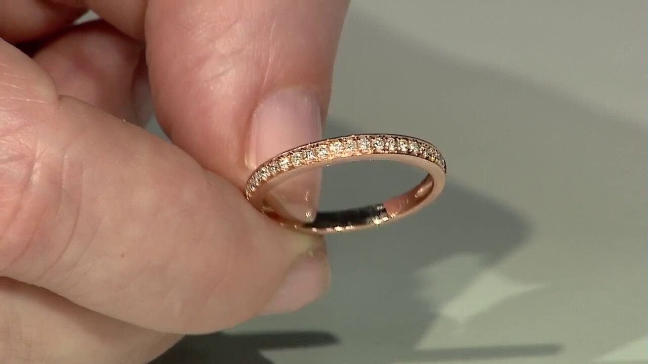 Video 14K I1 (H) Diamond Gold Ring (CIRARI)