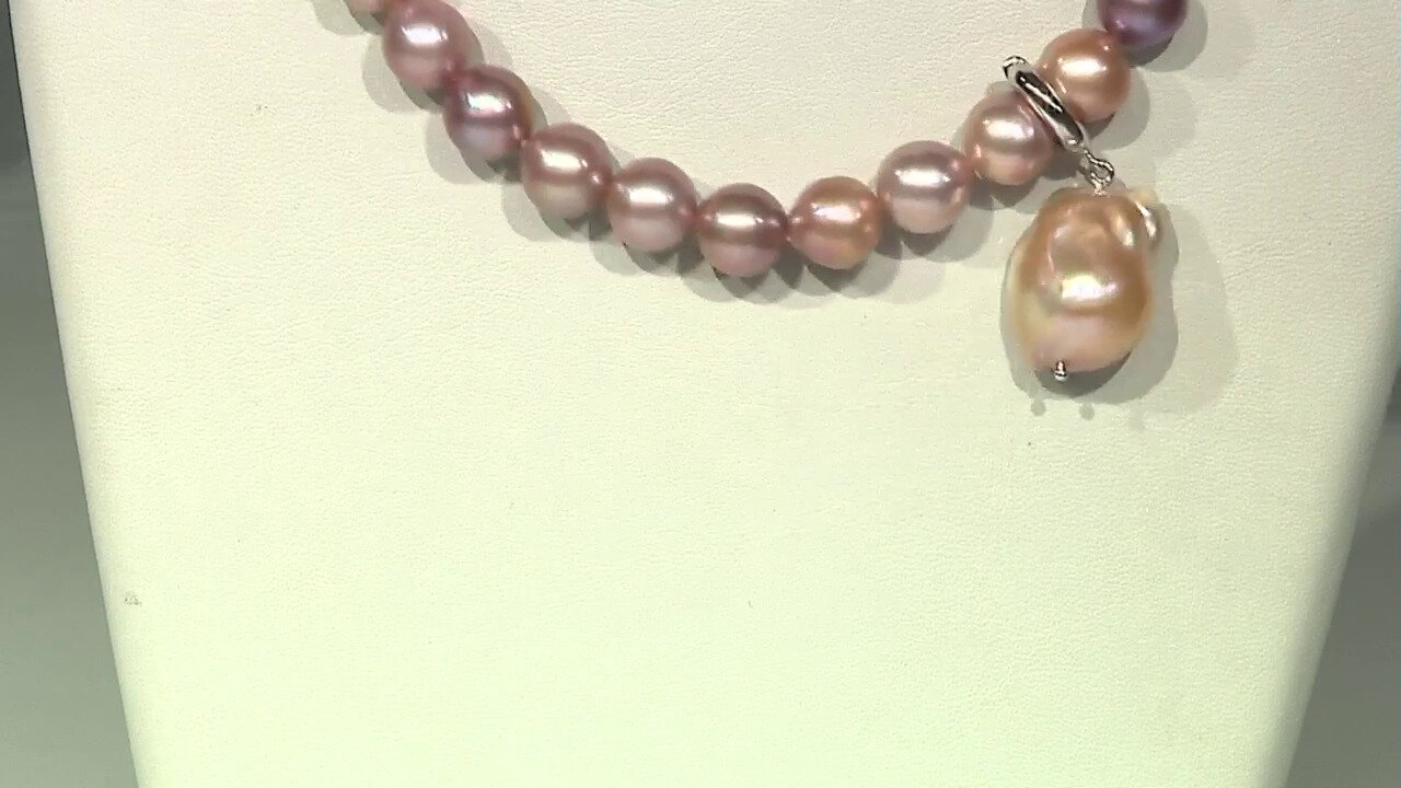 Video Ming Pearl Silver Necklace (TPC)