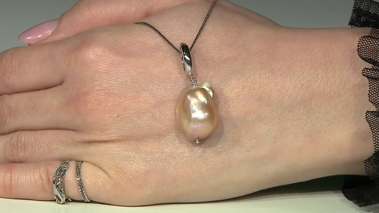 Video Ming-Perlen-Silberanhänger (TPC)