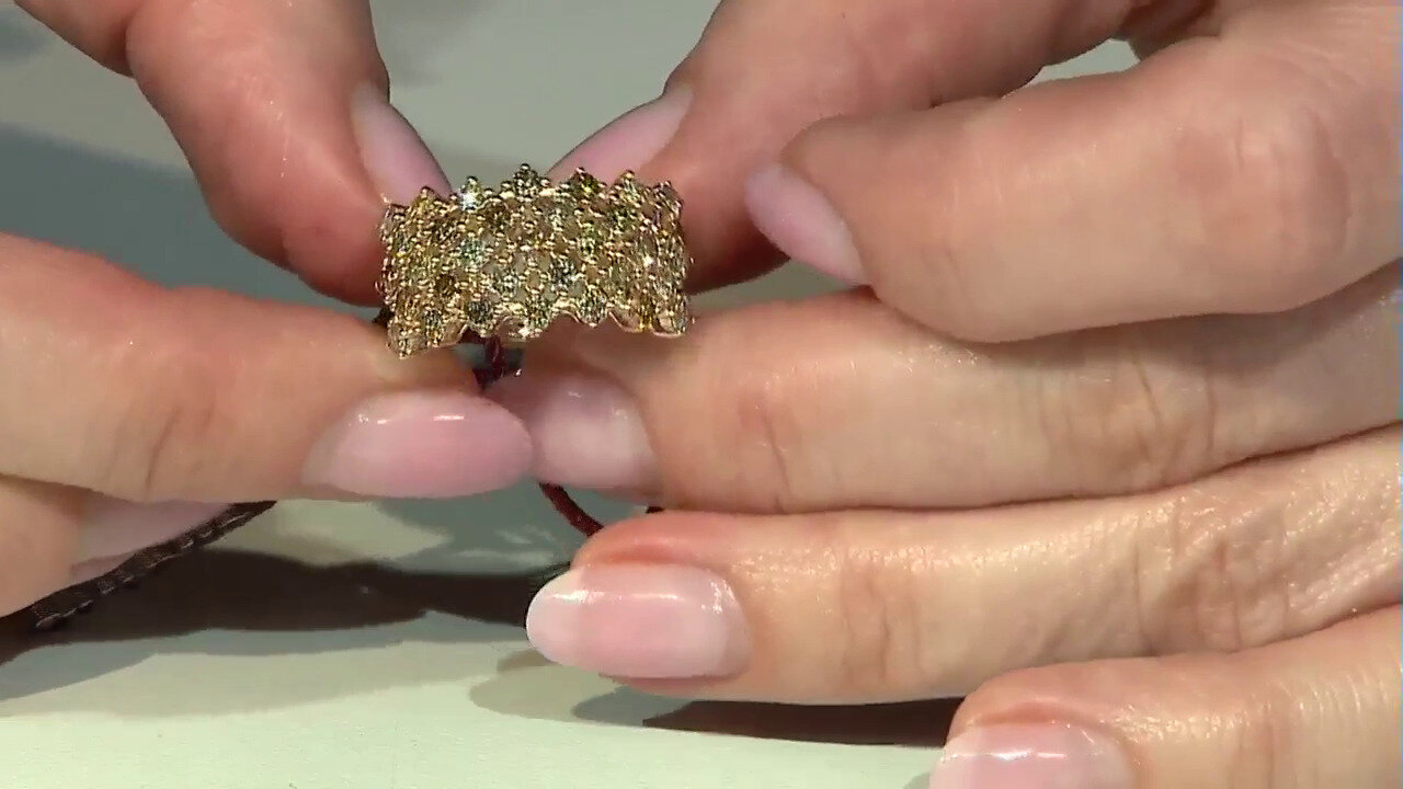 Video Anello in oro con Diamante Fancy SI2 (CIRARI)