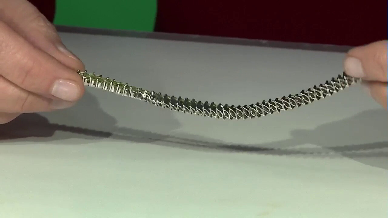 Video Peridot Silver Bracelet