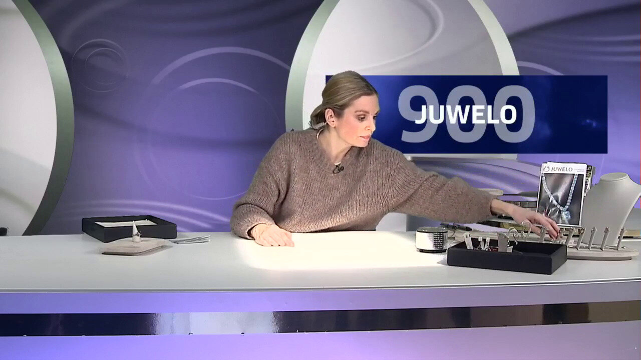 Video Ciondolo placcato in platino con Diamante Fancy