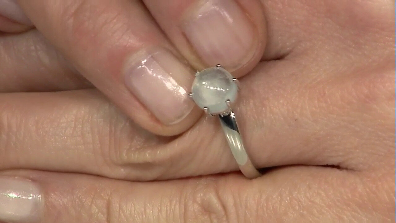 Video Aquamarine Silver Ring