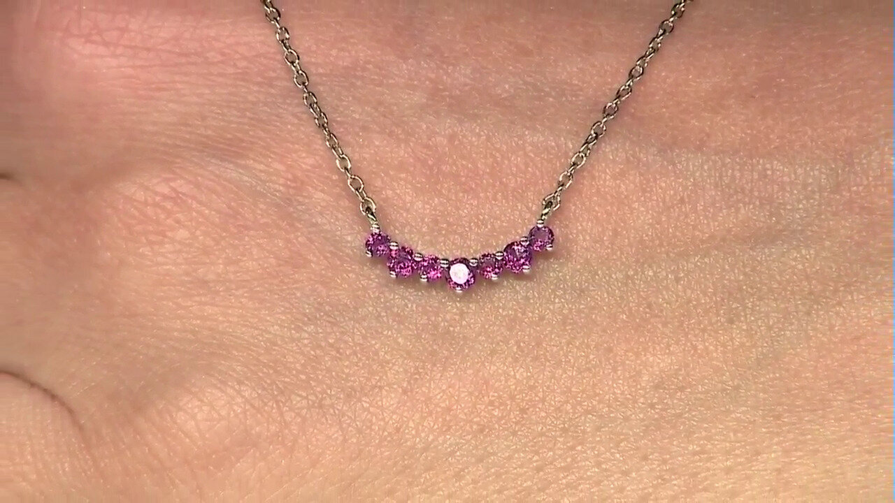 Video Rhodolite Silver Necklace