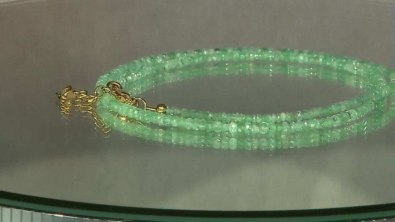 Video Russian Emerald Silver Necklace
