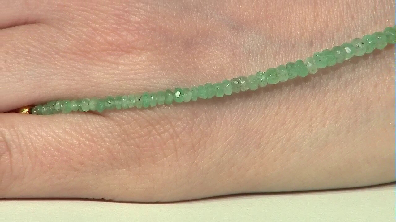 Video Russian Emerald Silver Bracelet