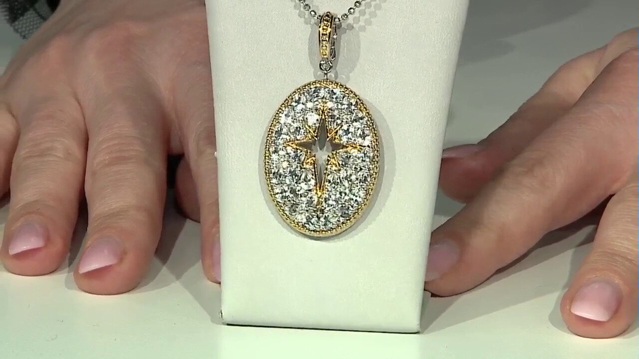 Video White Topaz Silver Necklace (Dallas Prince Designs)