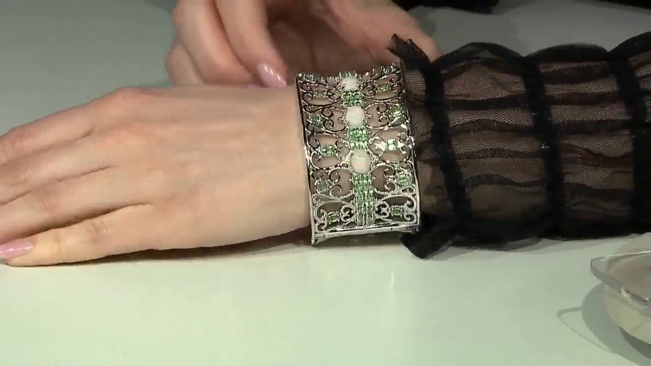 Video Zilveren armband met Welo-opalen (Dallas Prince Designs)