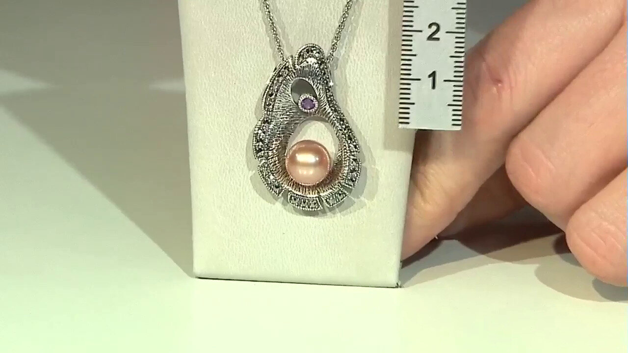 Video Ming Pearl Silver Pendant (Annette classic)