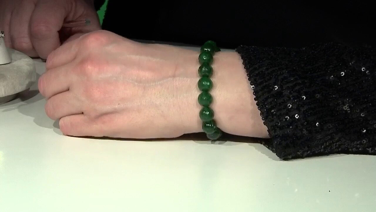 Video Grüner Achat-Armband