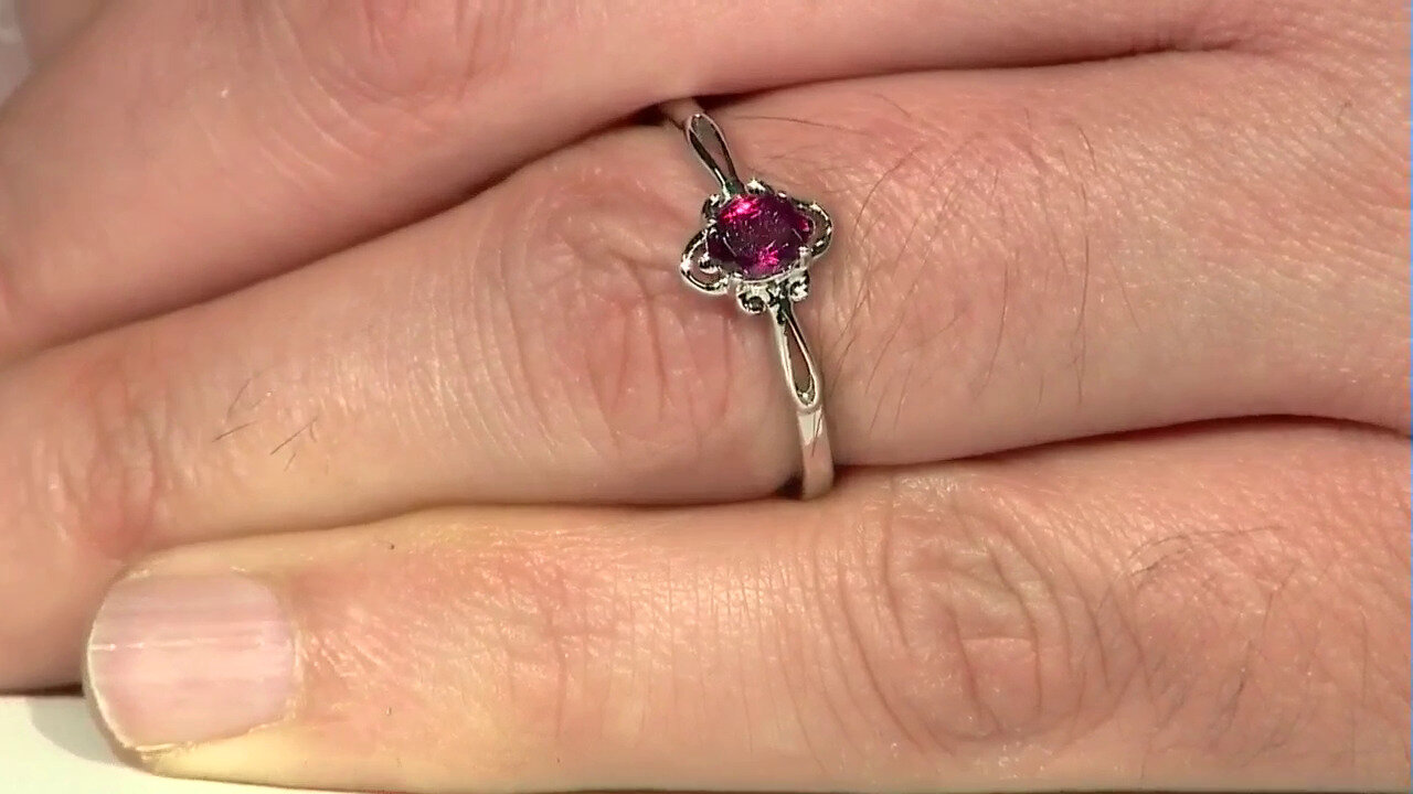 Video Zilveren ring met een umbaliet