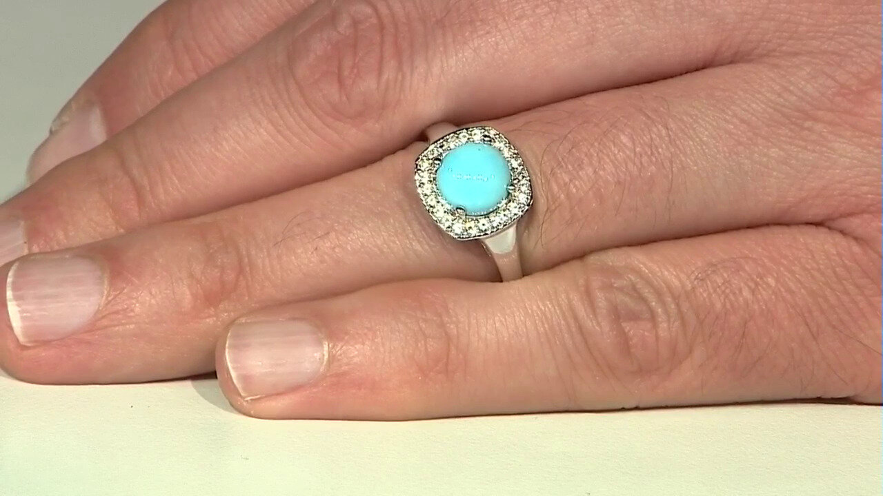 Video Sleeping Beauty Turquoise Silver Ring