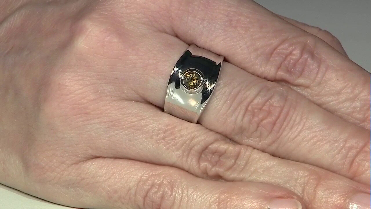 Video Yellow Tanzanite Silver Ring