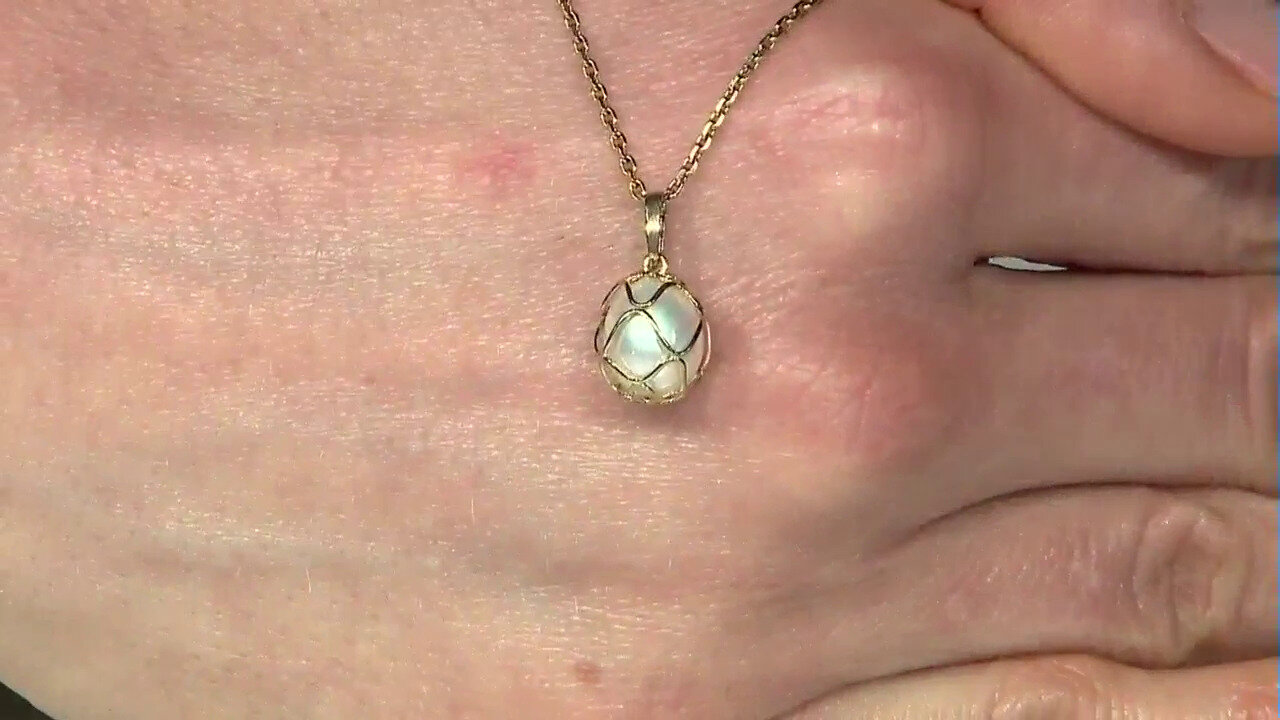 Video 9K Freshwater pearl Gold Pendant