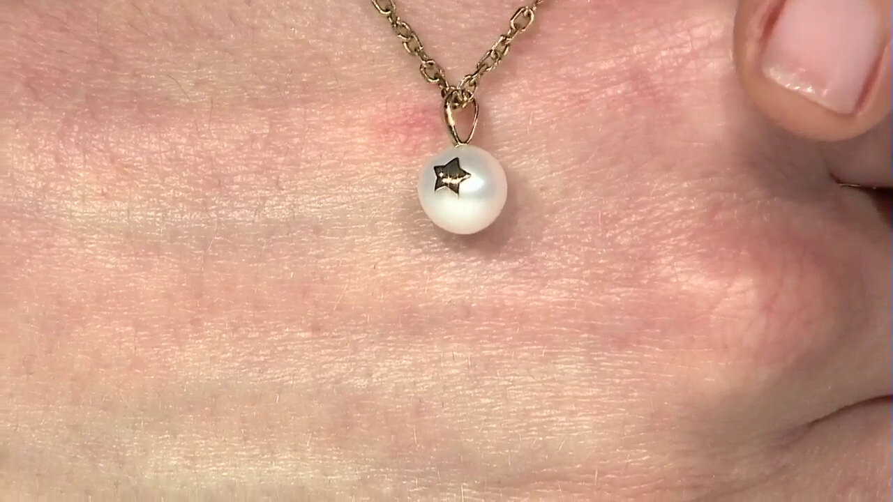 Video 9K Freshwater pearl Gold Pendant
