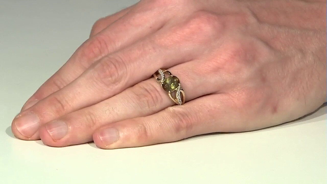 Video 9K Andalusite Gold Ring