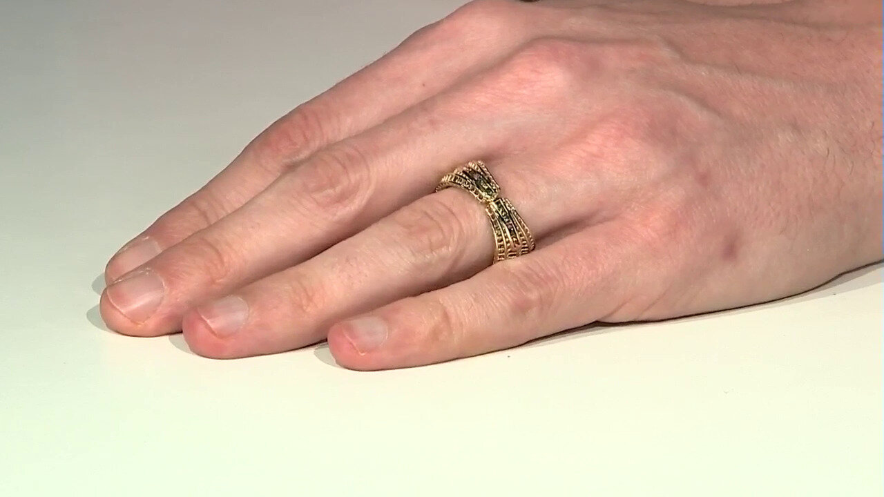 Video Gouden ring met Gele Toermalijnen (Ornaments by de Melo)