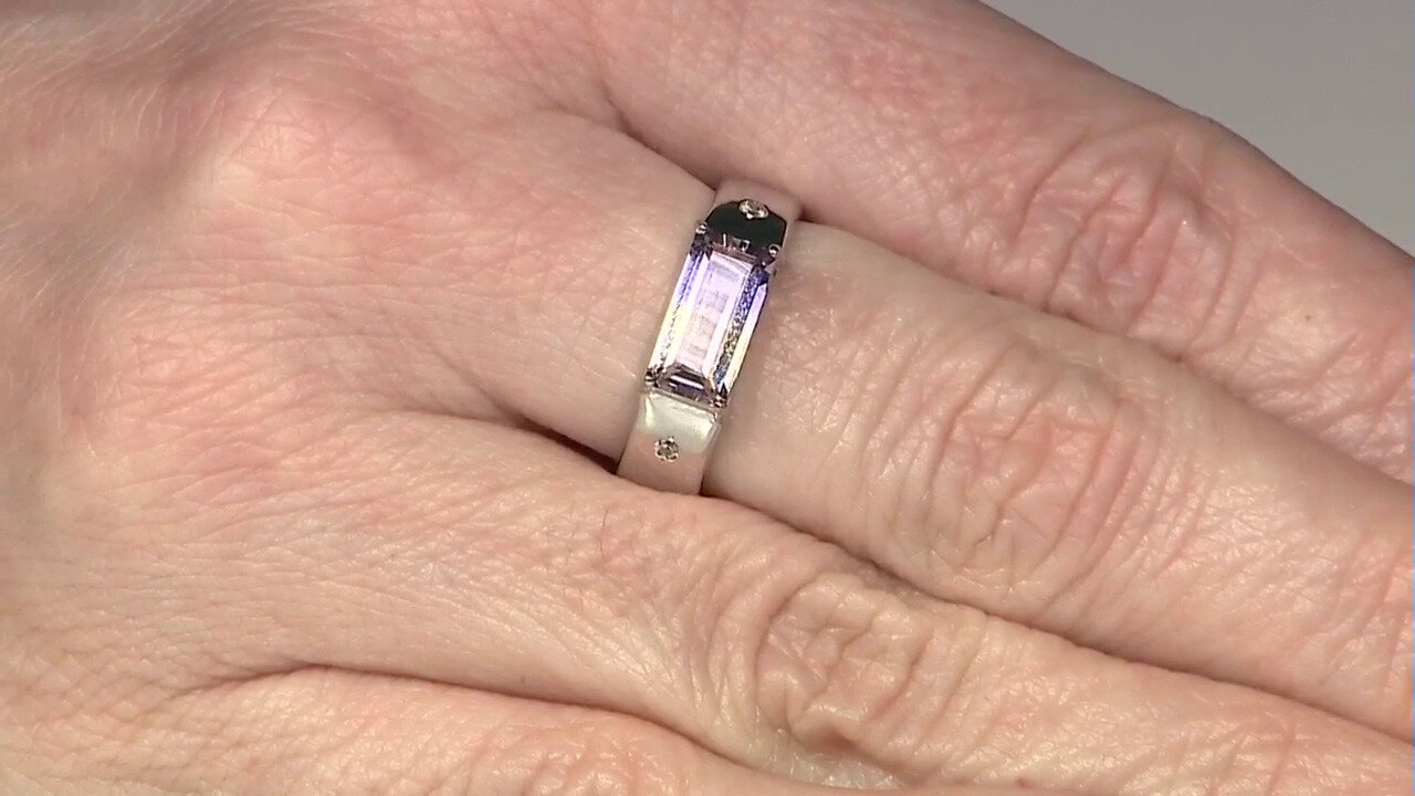 Video Ametrine Silver Ring