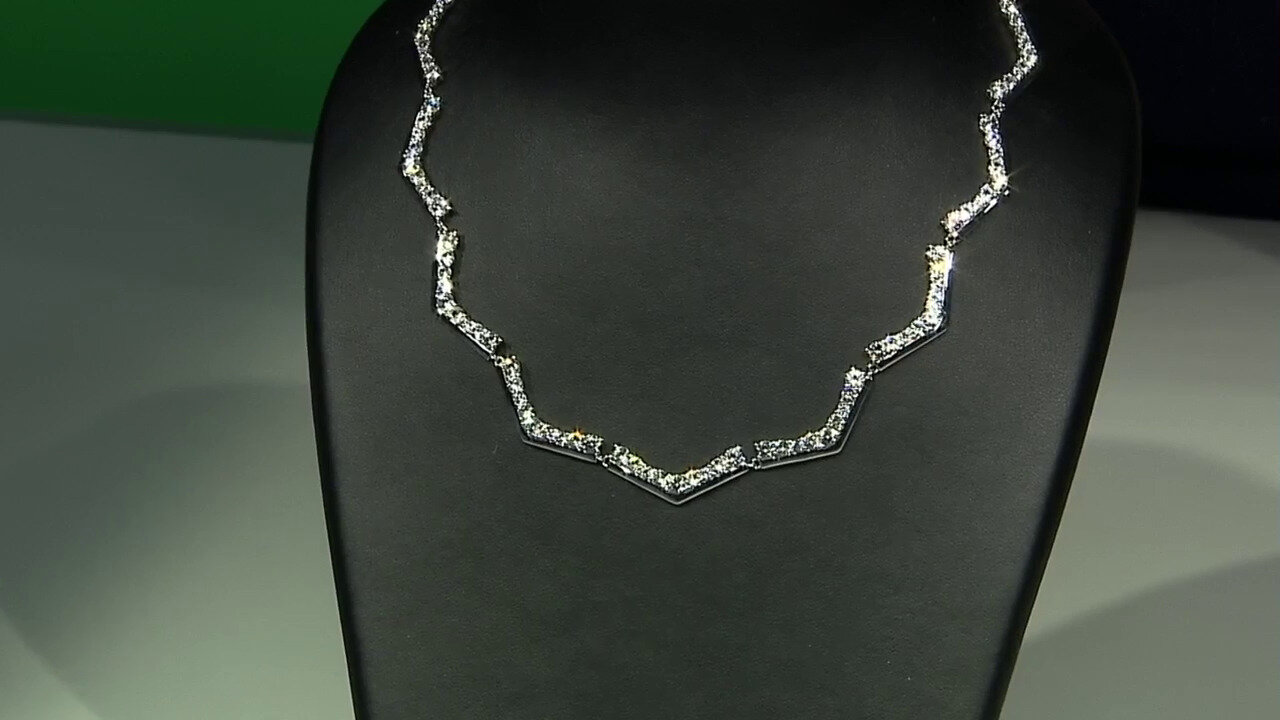 Video Zircon Silver Necklace