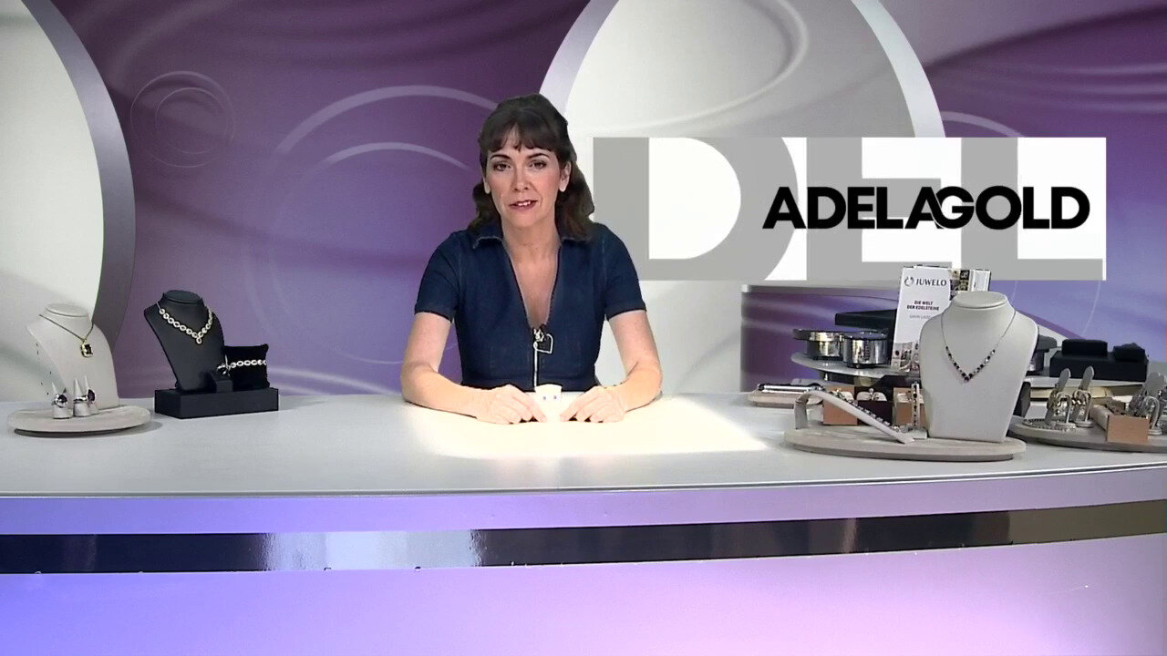 Video Gouden oorbellen met tanzanieten (Adela Gold)