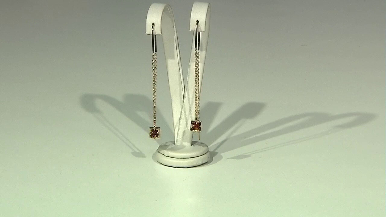 Video Zilveren oorbellen met granaten