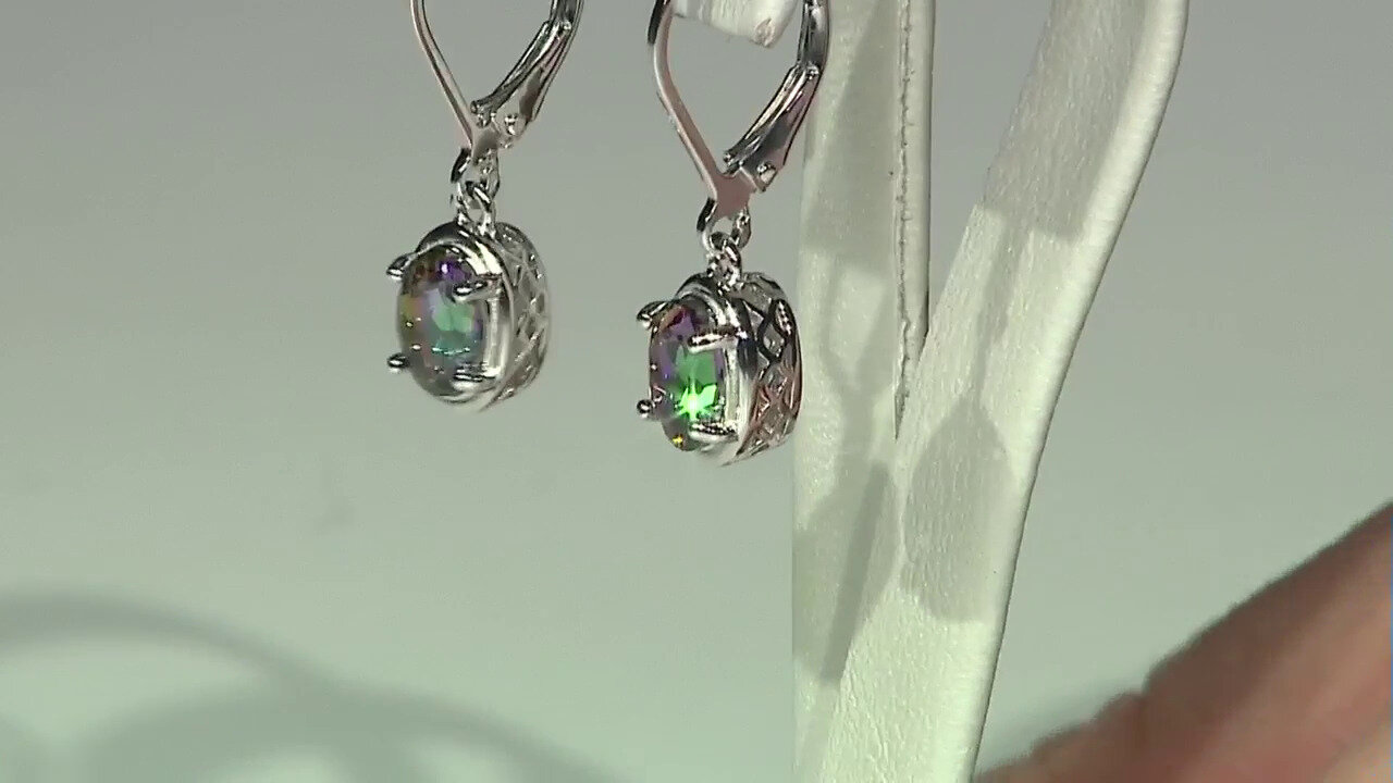 Video Mystic Quartz Silver Earrings