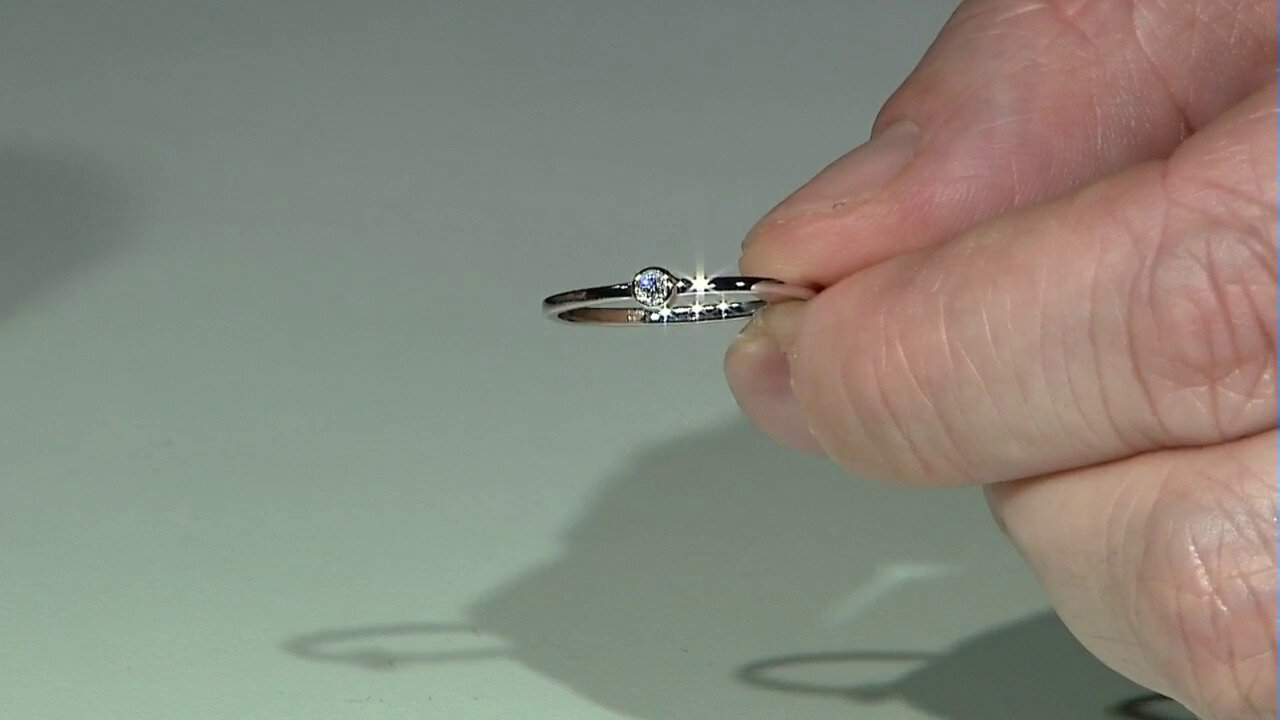 Video Gouden ring met een VVS2 (I) Diamant